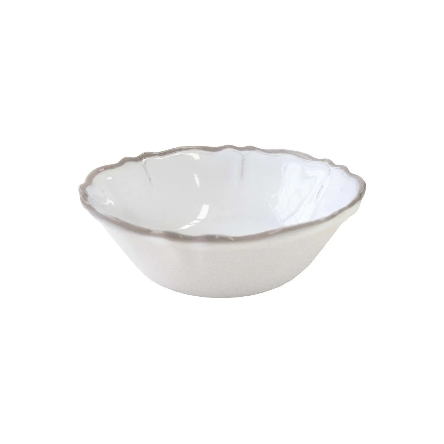 e Cadeaux Rustica Antique White Cereal Bowl