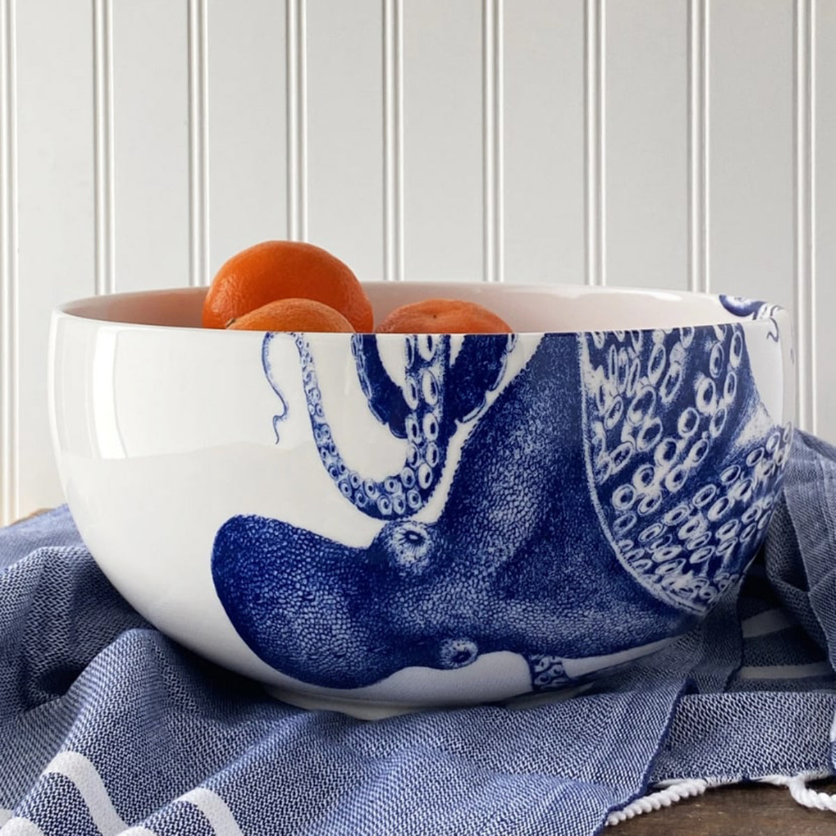 An image of Caskata Blue Lucy Large Round Bowl
