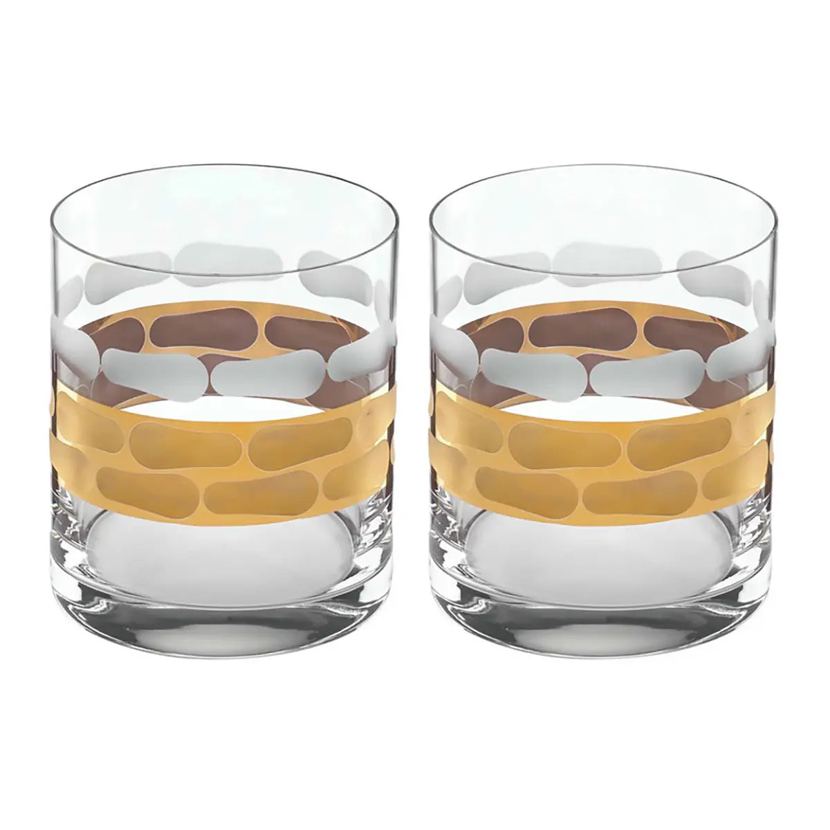 Michael Wainwright Truro Gold Double Old Fashioned Set of 2