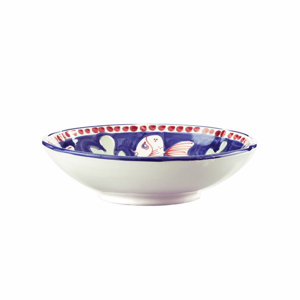 An image of Vietri Campagna Pesce Coupe Pasta Bowl