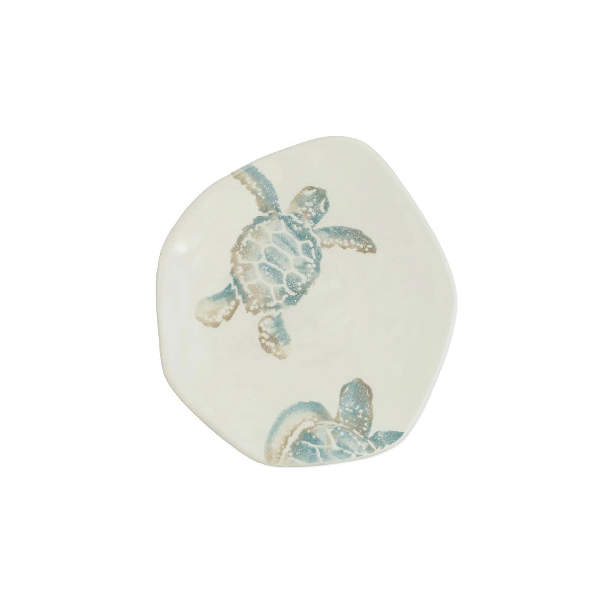 An image of Vietri Tartaruga Turtle with Head Salad Plate