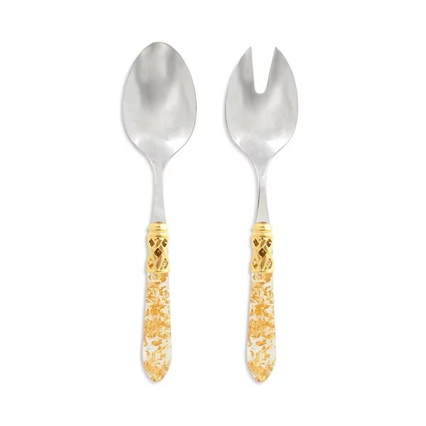 An image of Vietri Aladdin Brilliant Salad Server Set