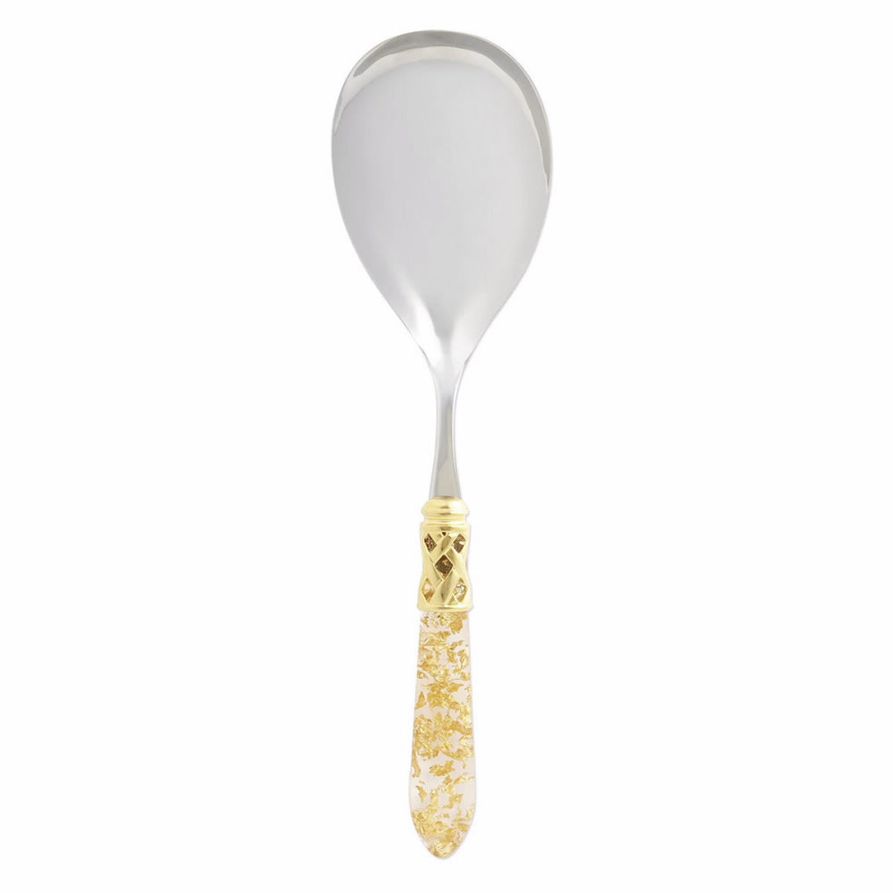An image of Vietri Aladdin Brilliant Serving Spoon
