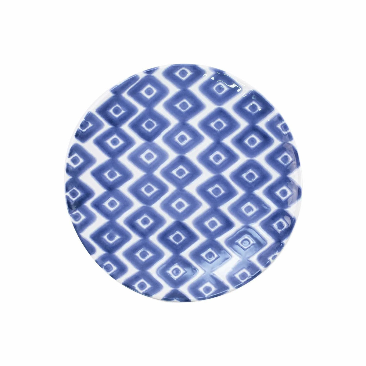 Viva By Vietri Santorini Diamond Salad Plate