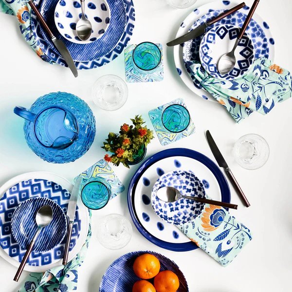 An image of Viva By Vietri Santorini Dot Condiment Bowl