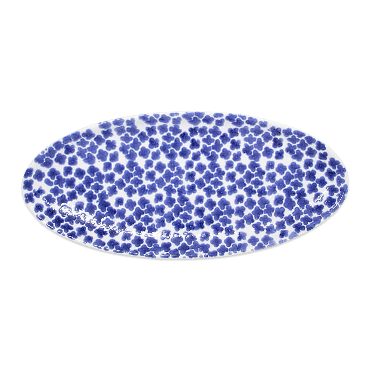 Viva By Vietri Santorini Flower Oval Platter