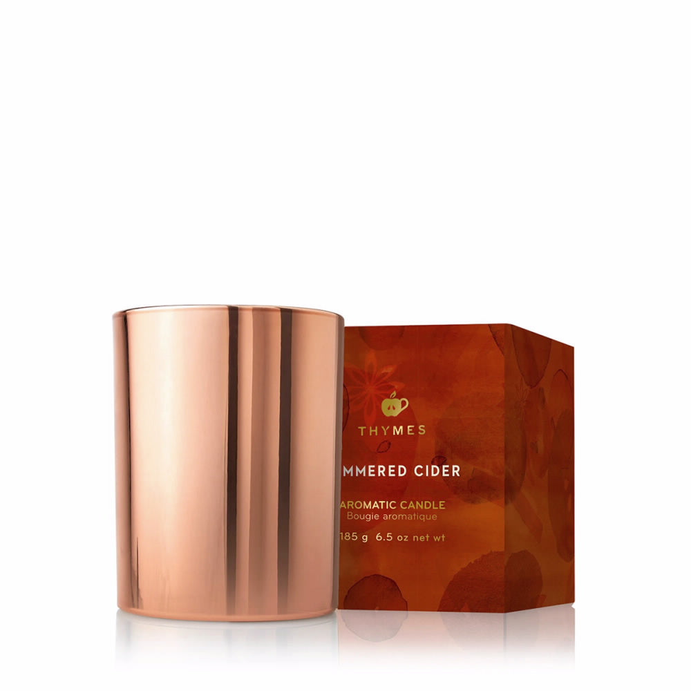 Thymes Simmered Cider Medium Poured Candle 6.5 oz
