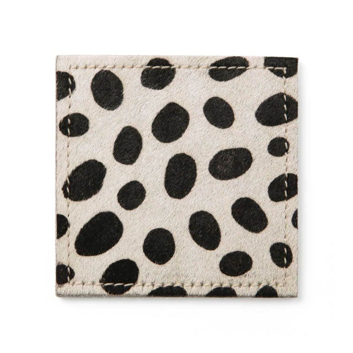 Blue Pheasant Harper Dalmatian Print Square Coasters- Set of 4
