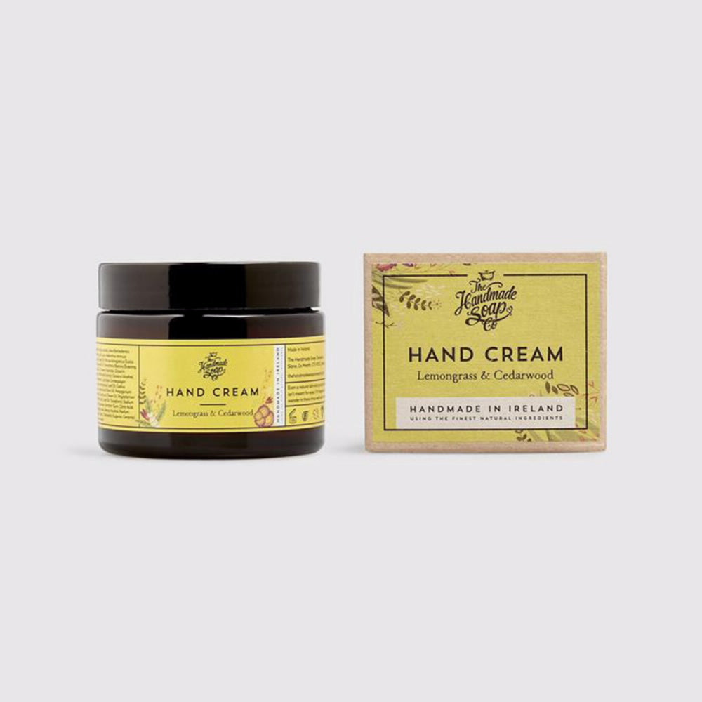 An image of The Handmade Soap Company Lemongrass & Cedarwood Hand Cream