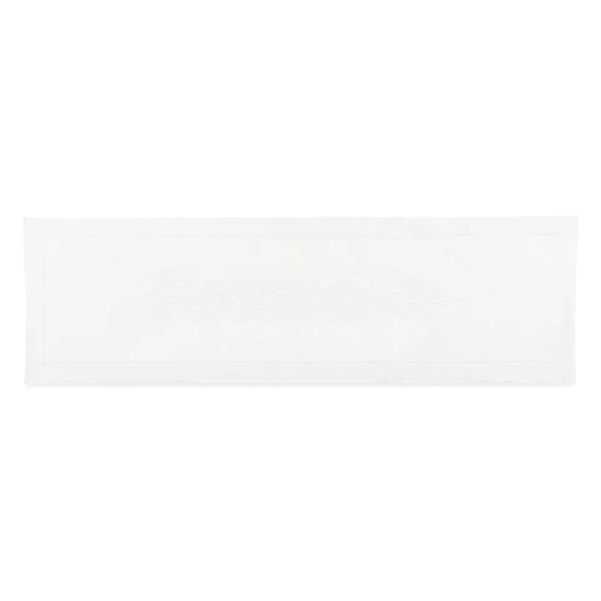 Henry Handwork Coral Knot White Runner