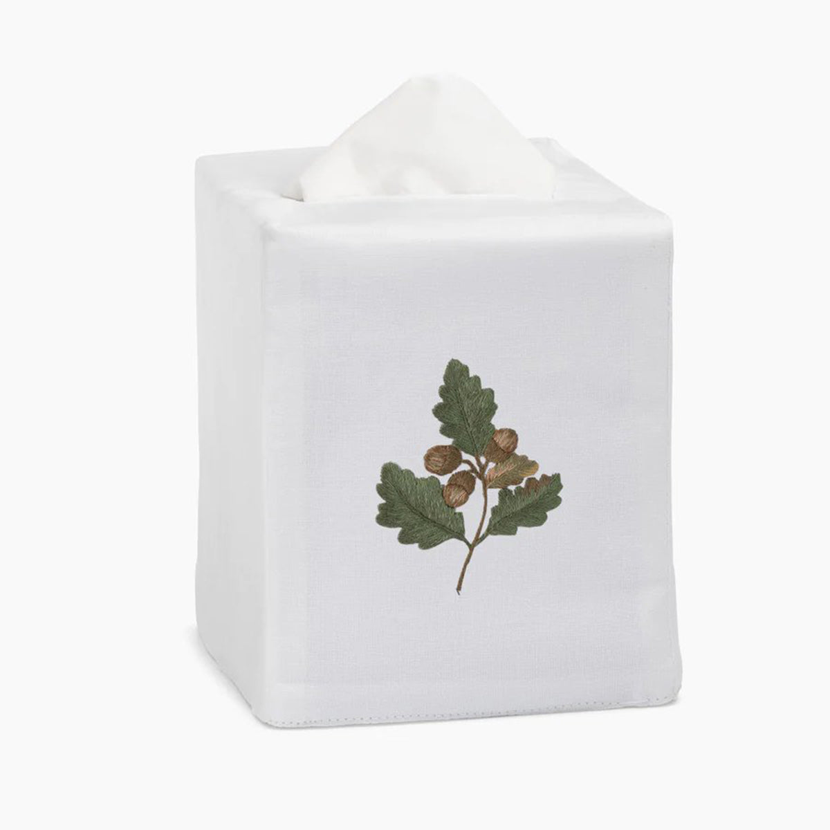 An image of Henry Handwork Acorn Tissue Box Cover