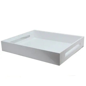 Addison Ross Lacquered Serving Tray in White
