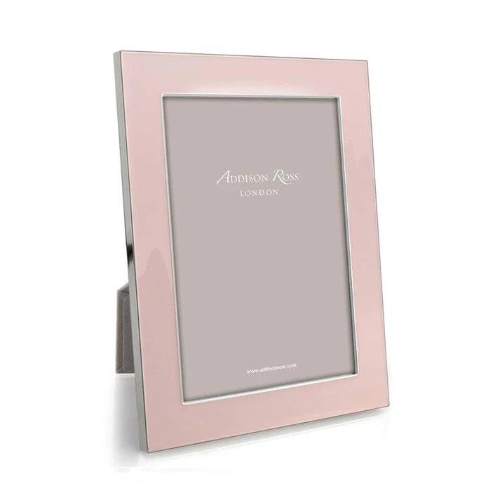 An image of Addison Ross Enamel with Silver Frame
