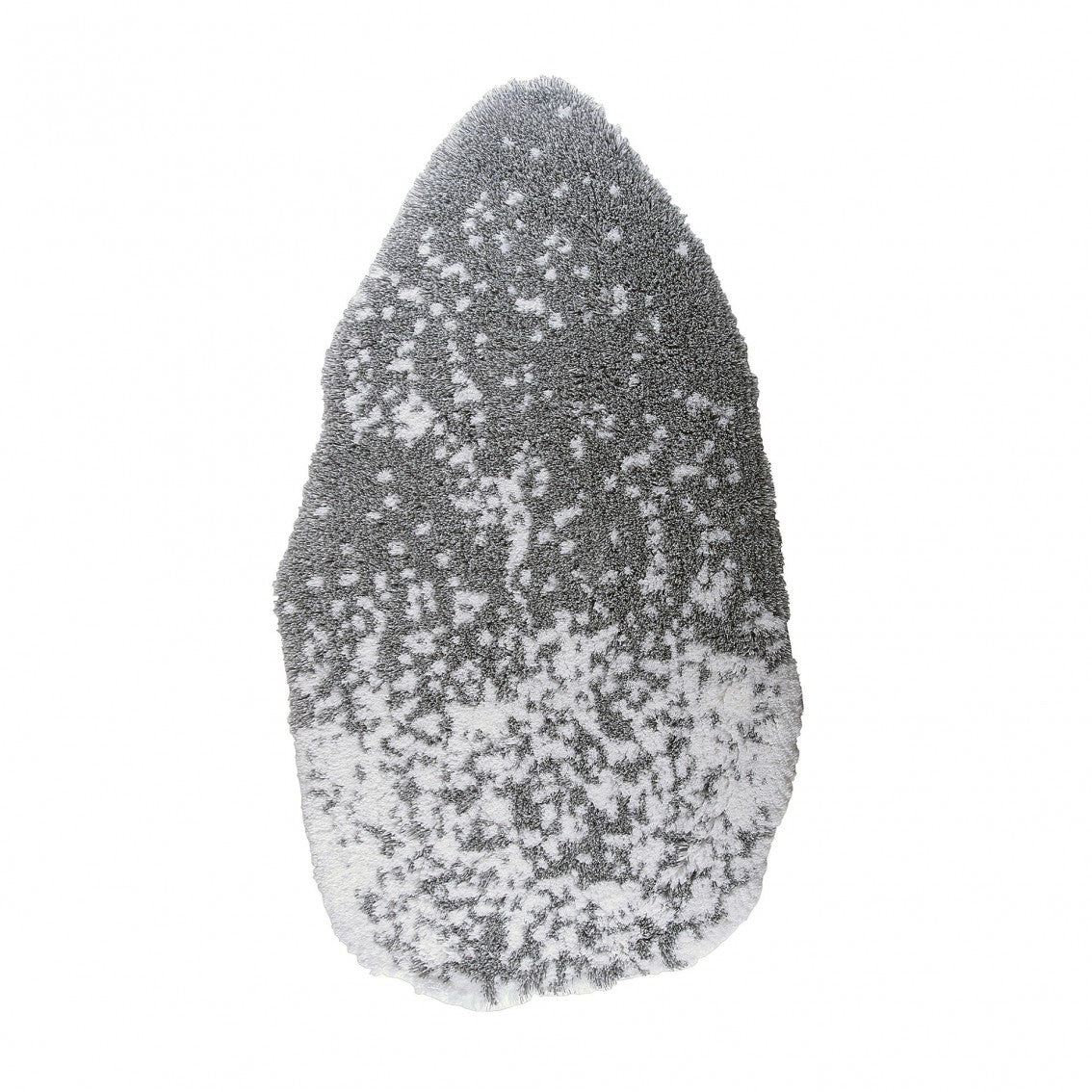 Graccioza Stone Bath Rug - 28" x 47" - Silver/White