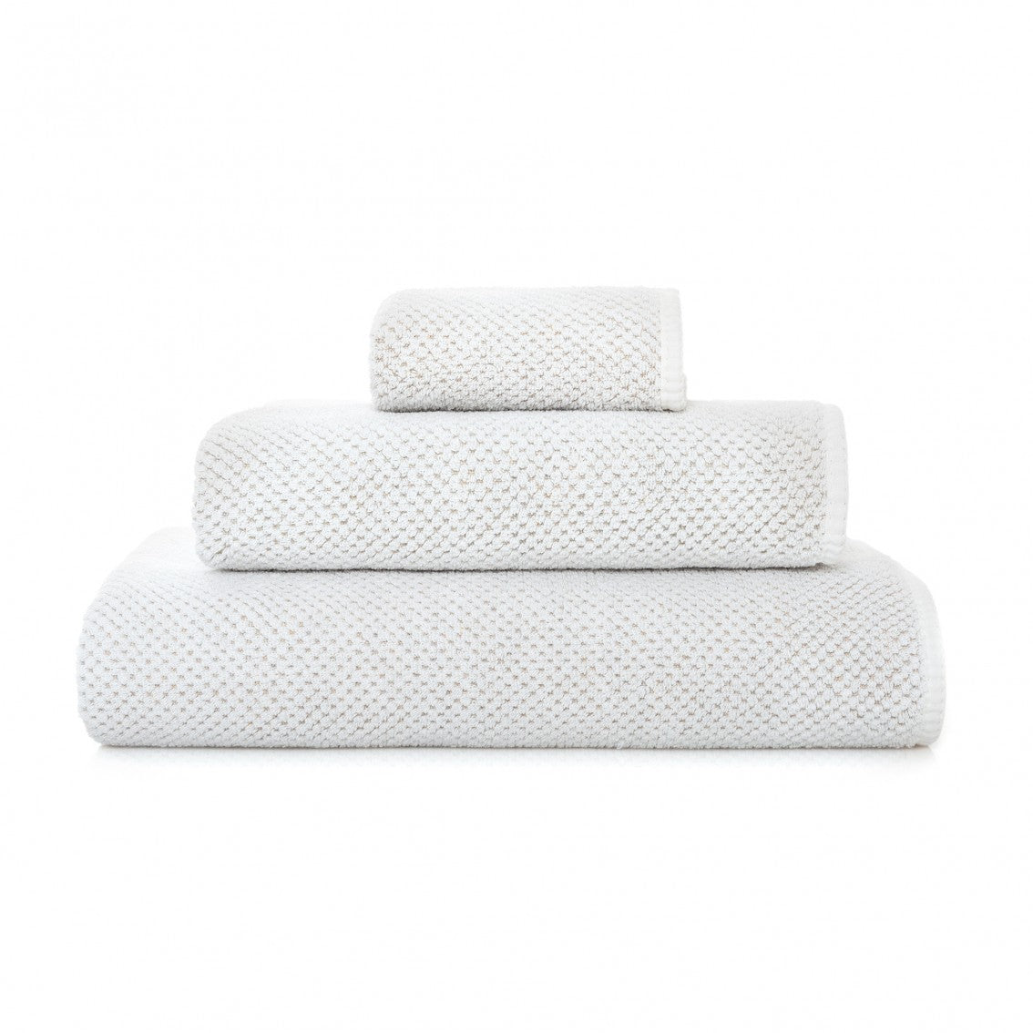 Graccioza Linen Waffle Guest Towel  12" x 20" - White