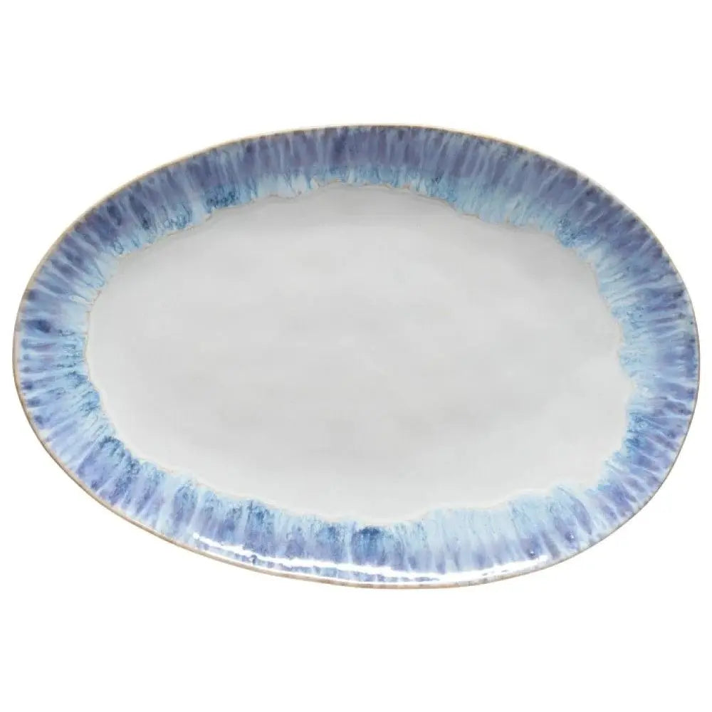 Casafina Brisa Large Oval Platter in Blue