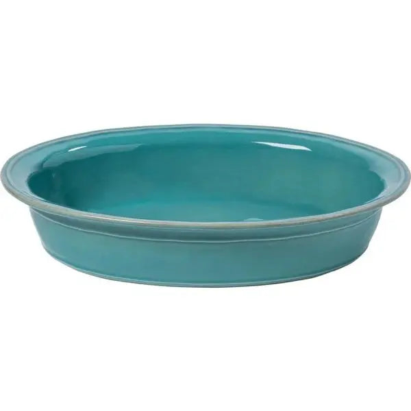 Casafina Fontana 13 inch Oval Baker in Turquoise
