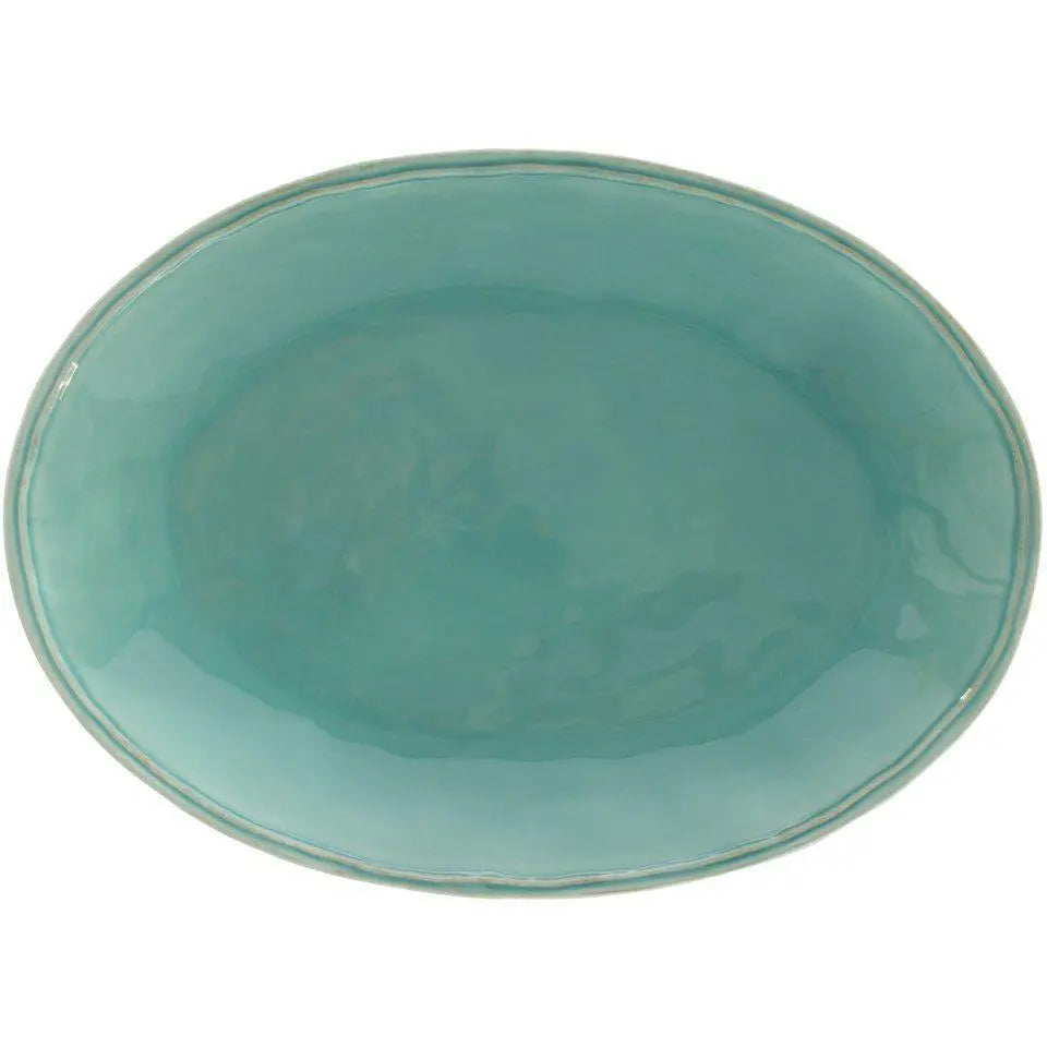 Casafina Fontana Oval Platter in Turquoise