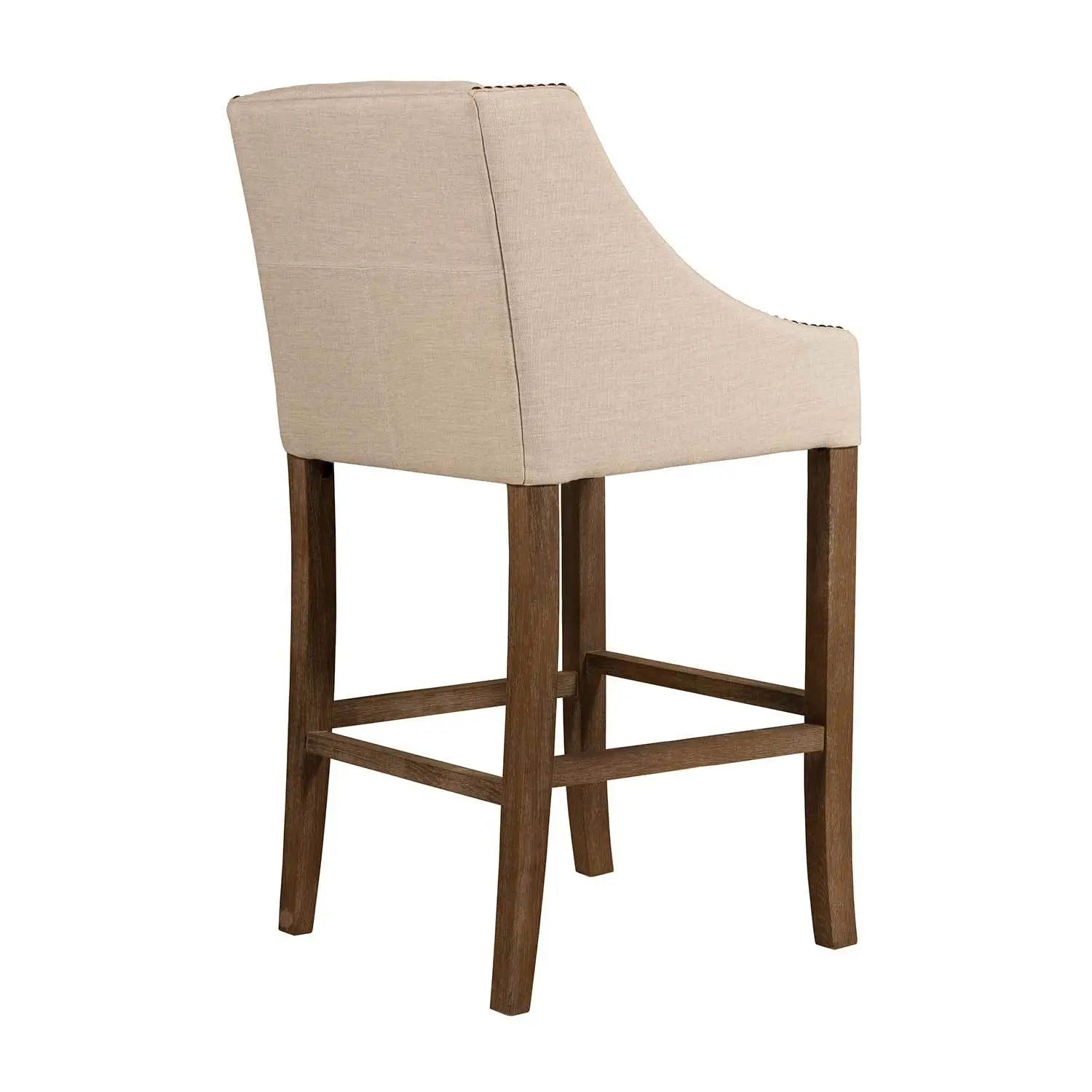 Back angled view of Gabby Winston Counter Height Stool