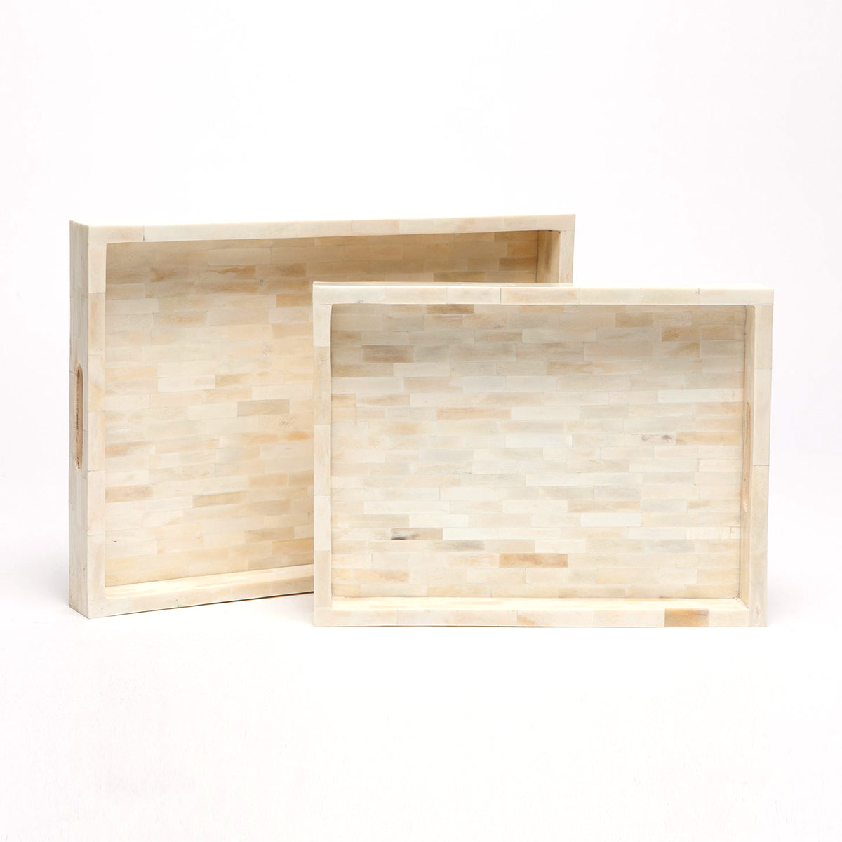 Made Goods Dakota Tray set of 2 in Natural / Bone