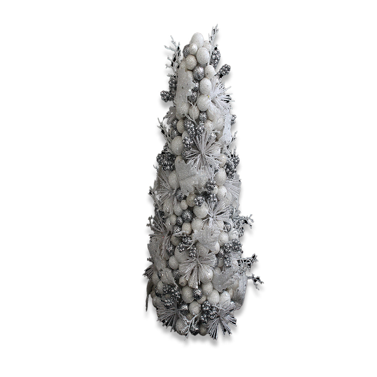 Salzburg Silver and White Fireworks Tree