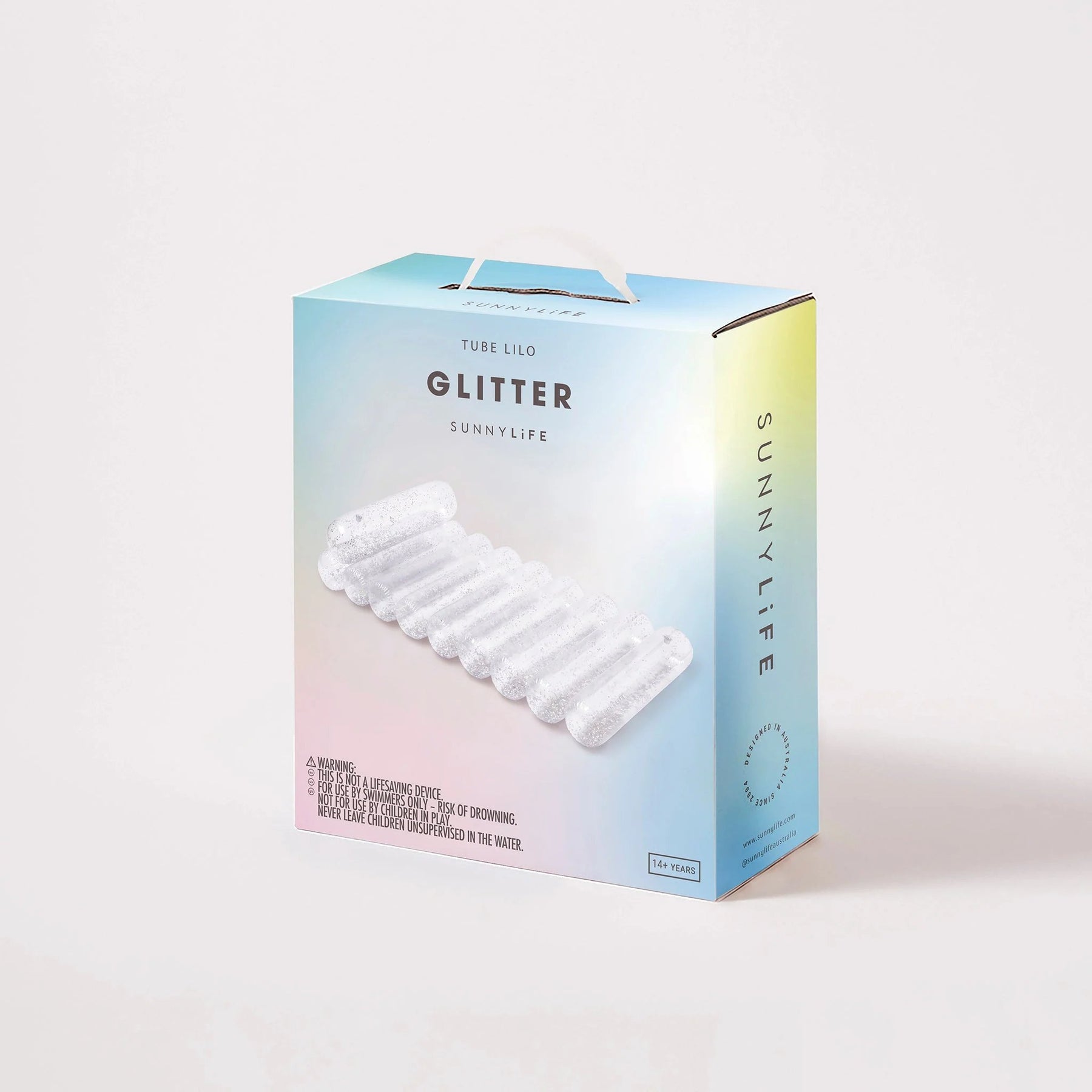 An image of Sunnylife Lilo Holographic Glitter Tube