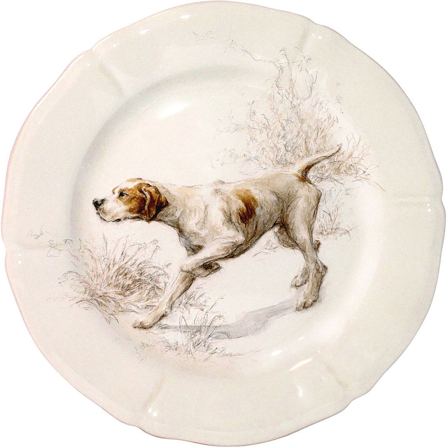 Gien Sologne Pointer Dessert Plate