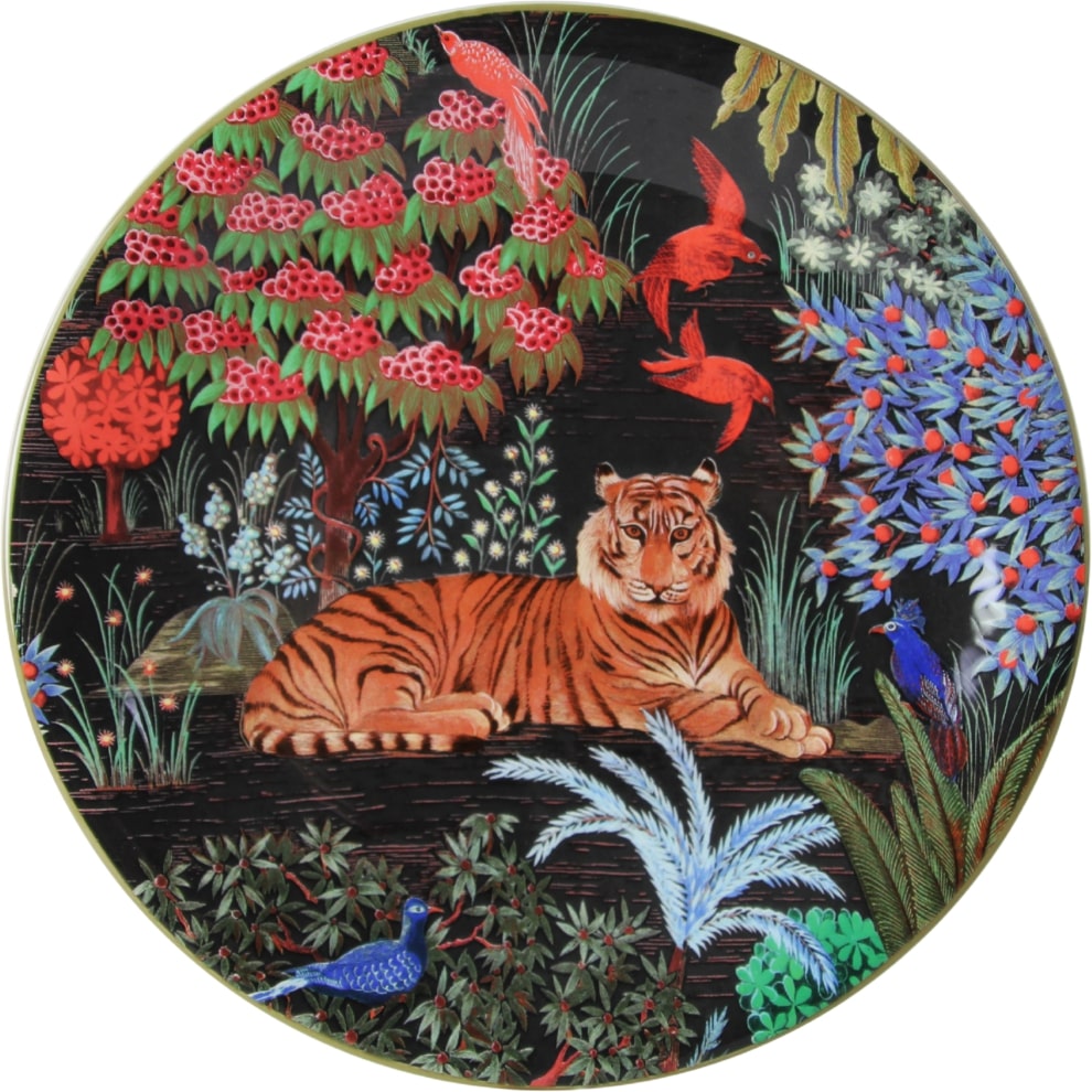 An image of Gien Jardin Du Palais Dessert Plates - Set of 4