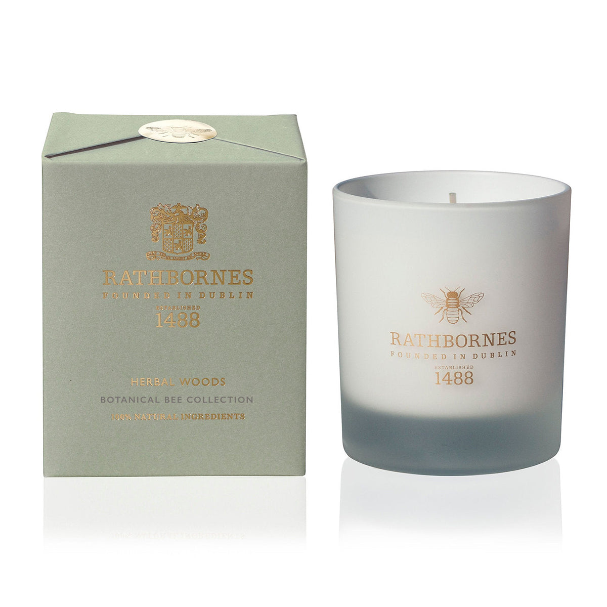 John Rathbornes Herbal Woods Candle Jar 7.4 oz