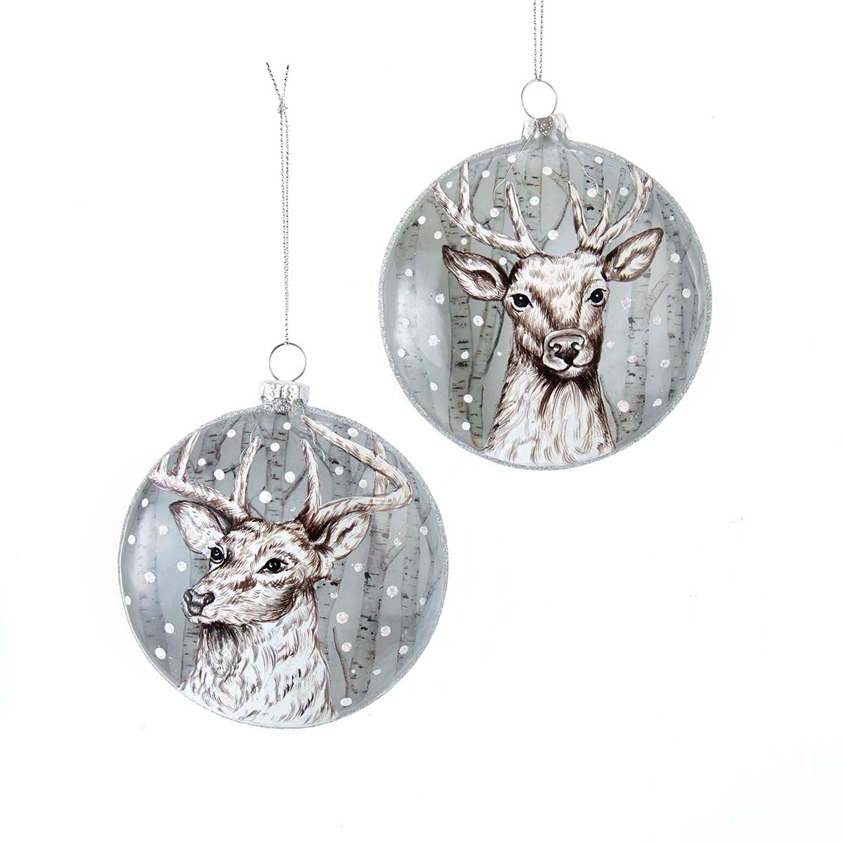 An image of Kurt Adler Deer Disc Ornament