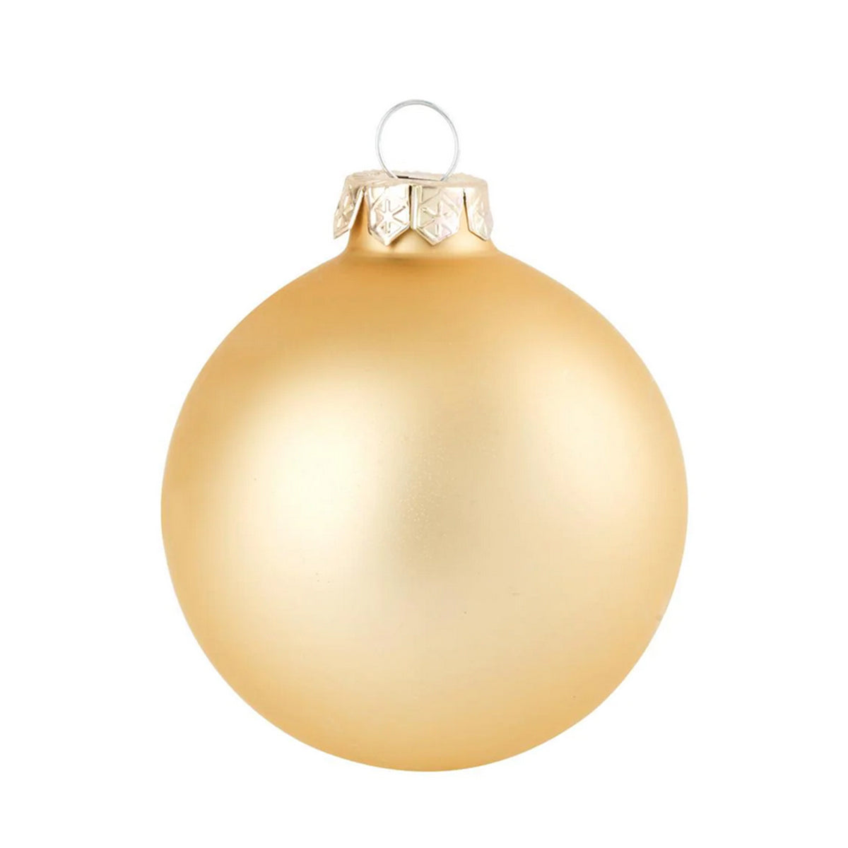 Whitehurst Yellow Sun Matte 1.5" Glass Ball - Set of 20