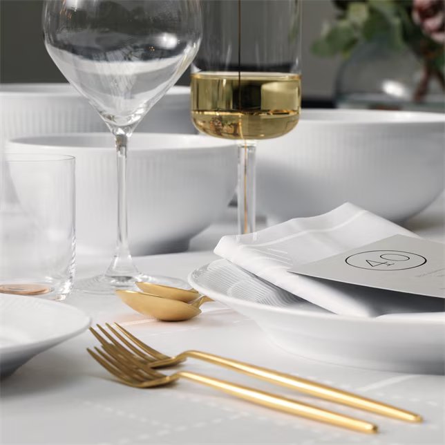 An image of Royal Copenhagen White Fluted Bowl