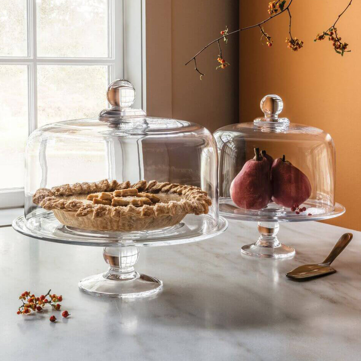 An image of Simon Pearce Hartland Large Cakeplate