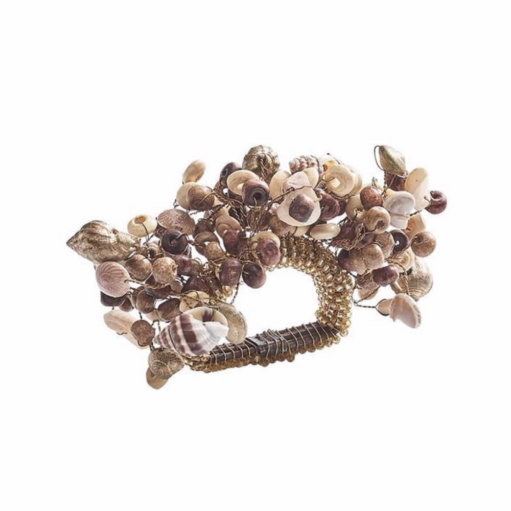 An image of Kim Seybert Cozumel Napkin Ring Natural