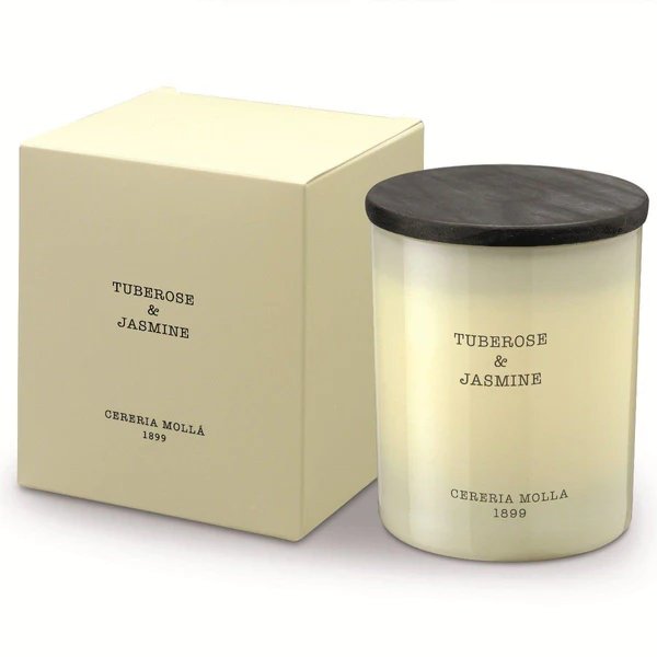 An image of Cereria Molla Tuberose & Jasmine Candle 8 oz