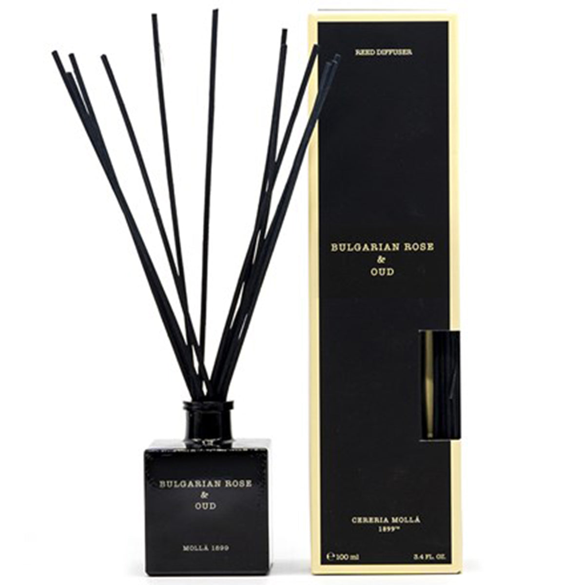Cereria Molla Bulgarian Rose & Oud Reed Diffuser 3.4 fl oz