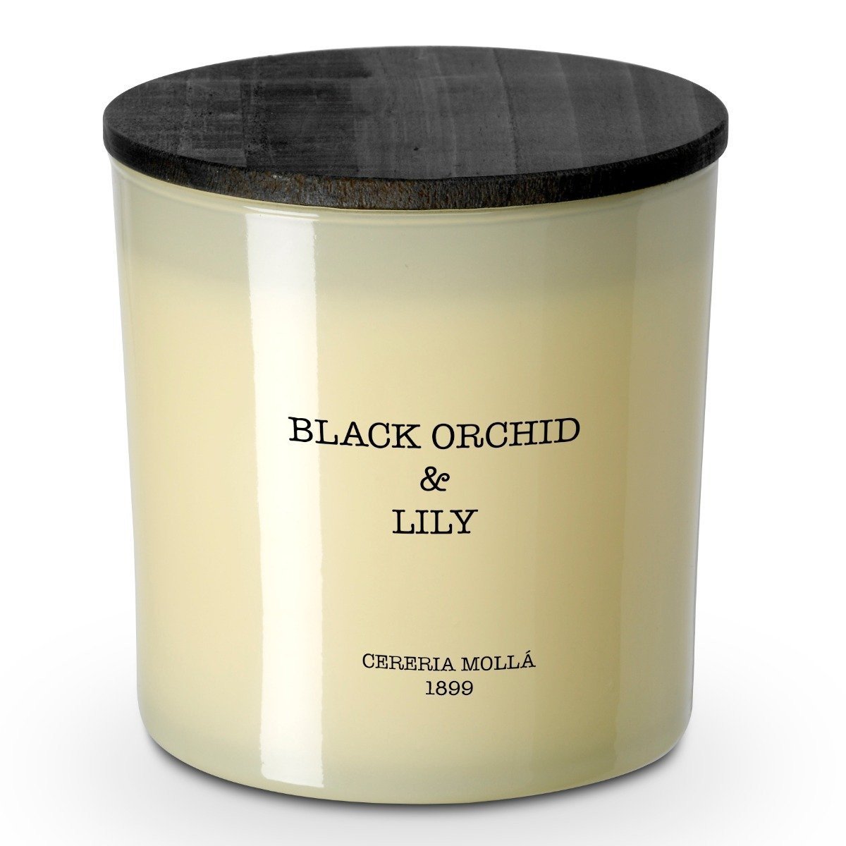 An image of Cereria Molla Black Orchid & Lily 3-Wick Candle 21 oz