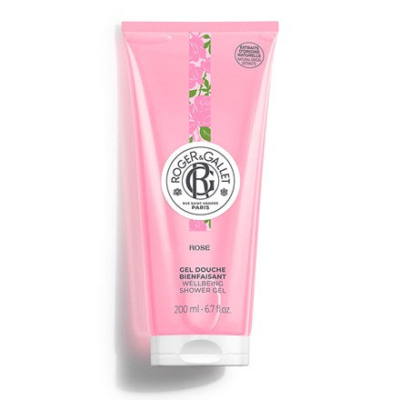 An image of Roger & Gallet Rose Bath & Shower Gel Tube 6.6 oz