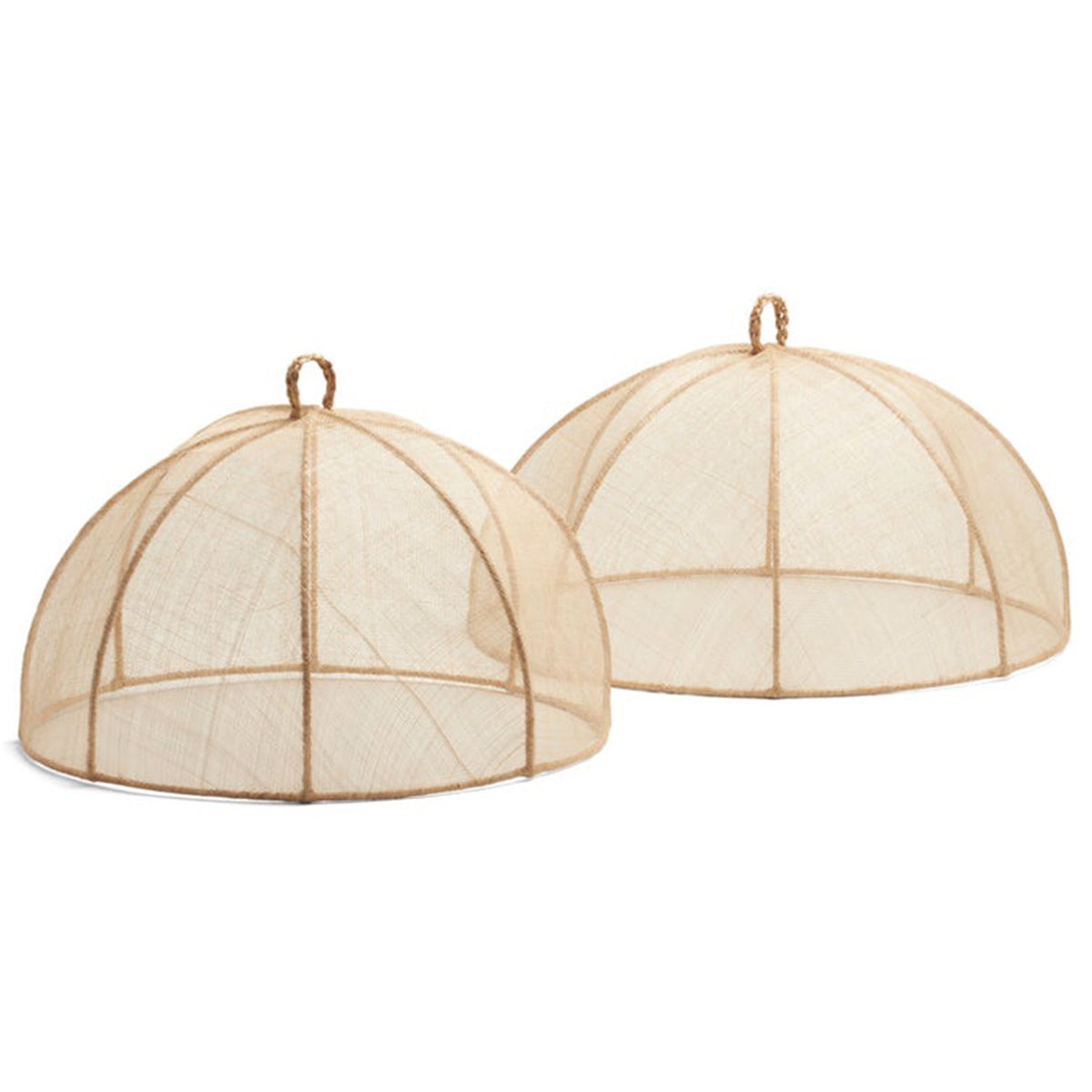 Blue Pheasant Rachel Natural Sinamay Food Cover for Dinnerware- 12.5"D