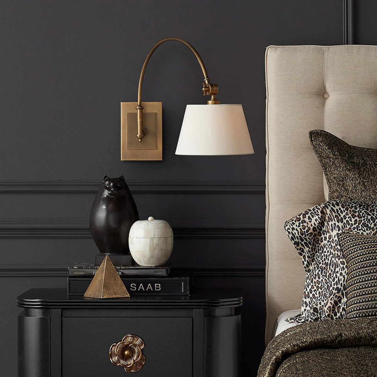 ***CLOSE-OUT*** Currey and Co Ashby Swing-Arm Sconce