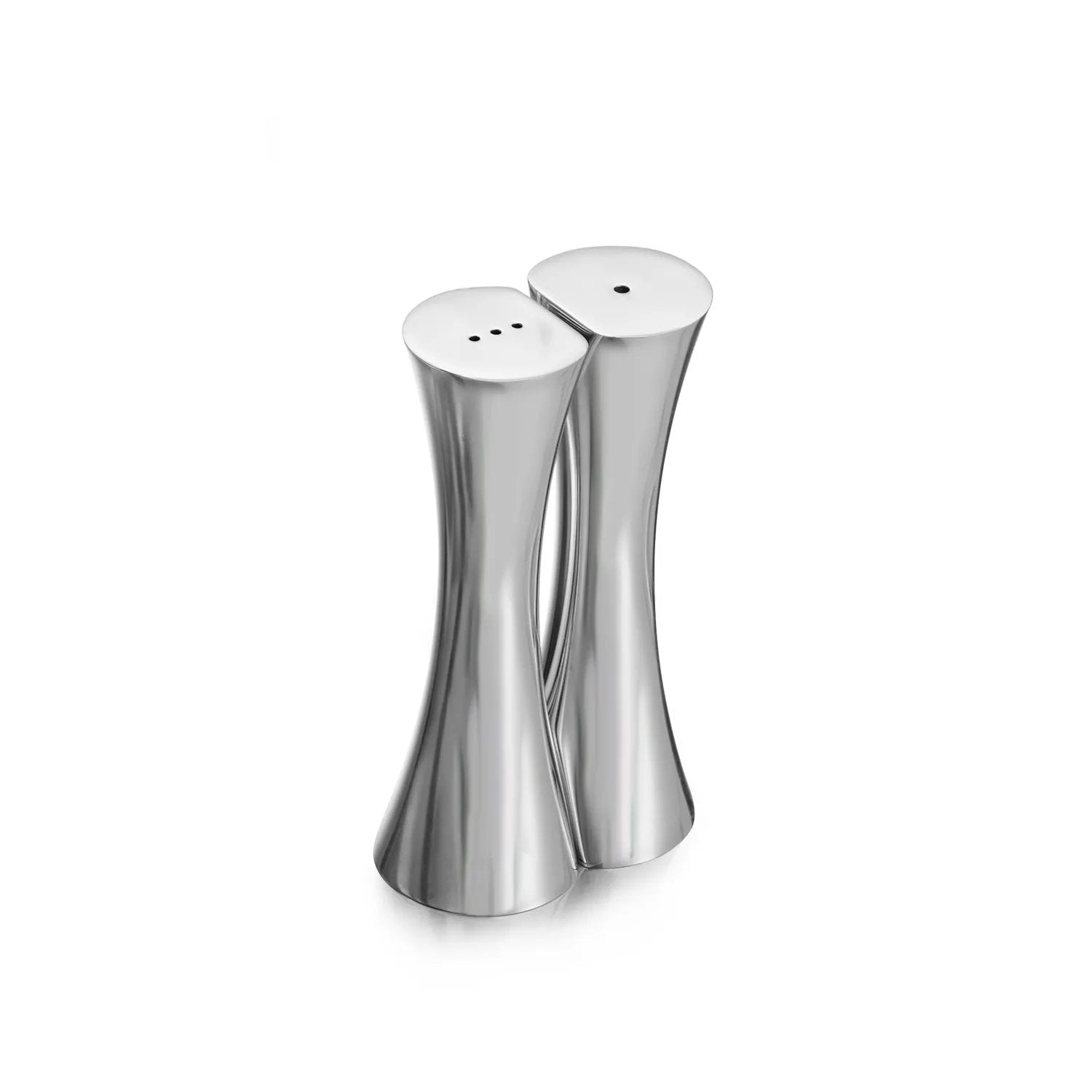 An image of Nambe Kissing Salt & Pepper Shakers - Set of 2