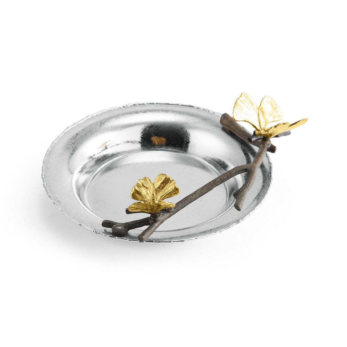 An image of Michael Aram Butterfly Ginkgo Wine Coaster