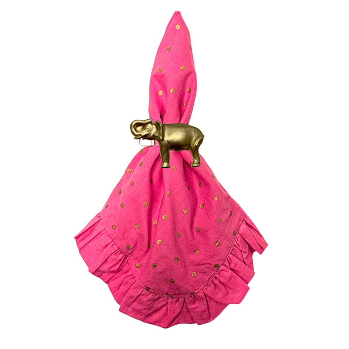 An image of Southern Tribute Elephant Acrylic Napkin Ring - Set of 4