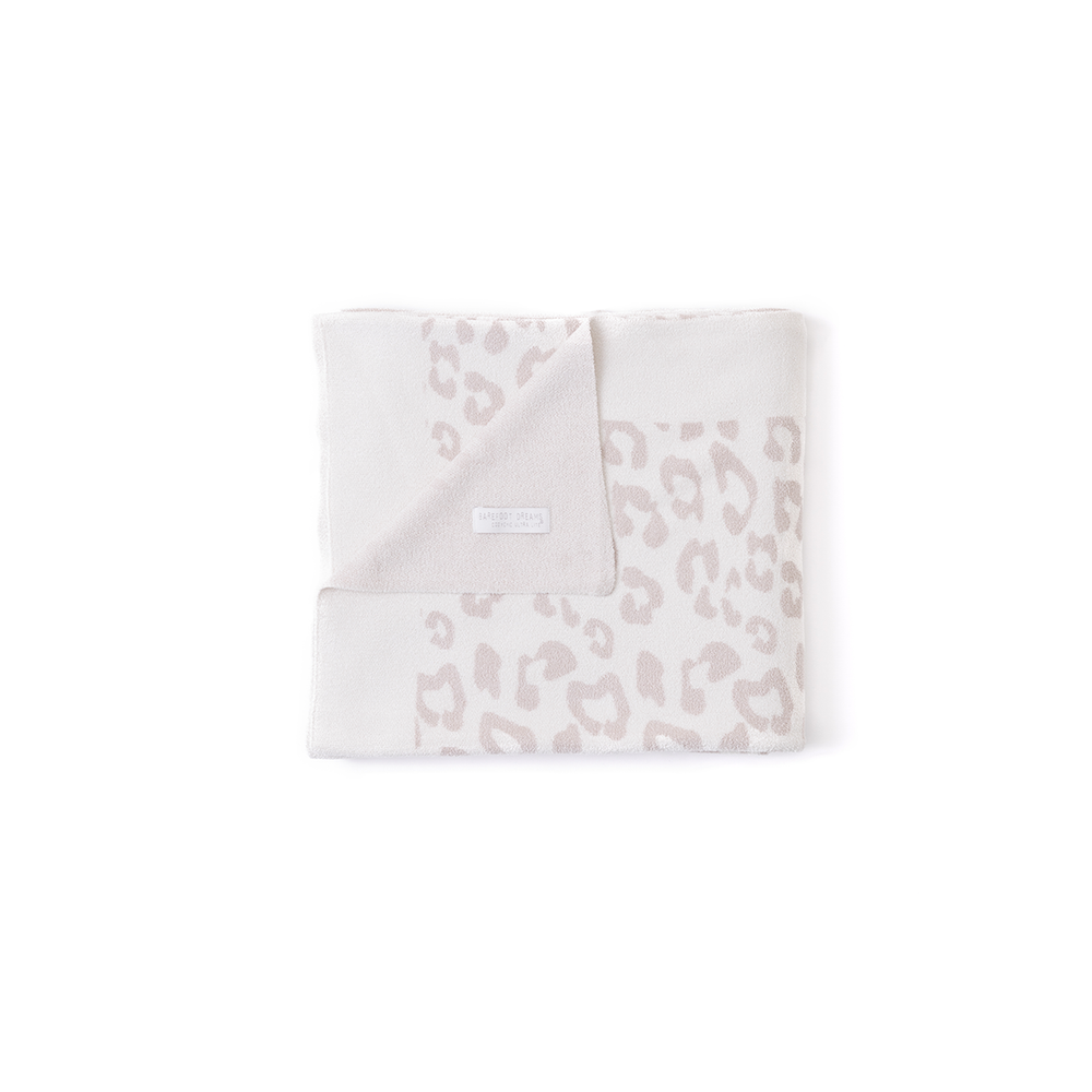 Barefoot Dreams CozyChic Barefoot in the Wild Pashmina Cream Stone