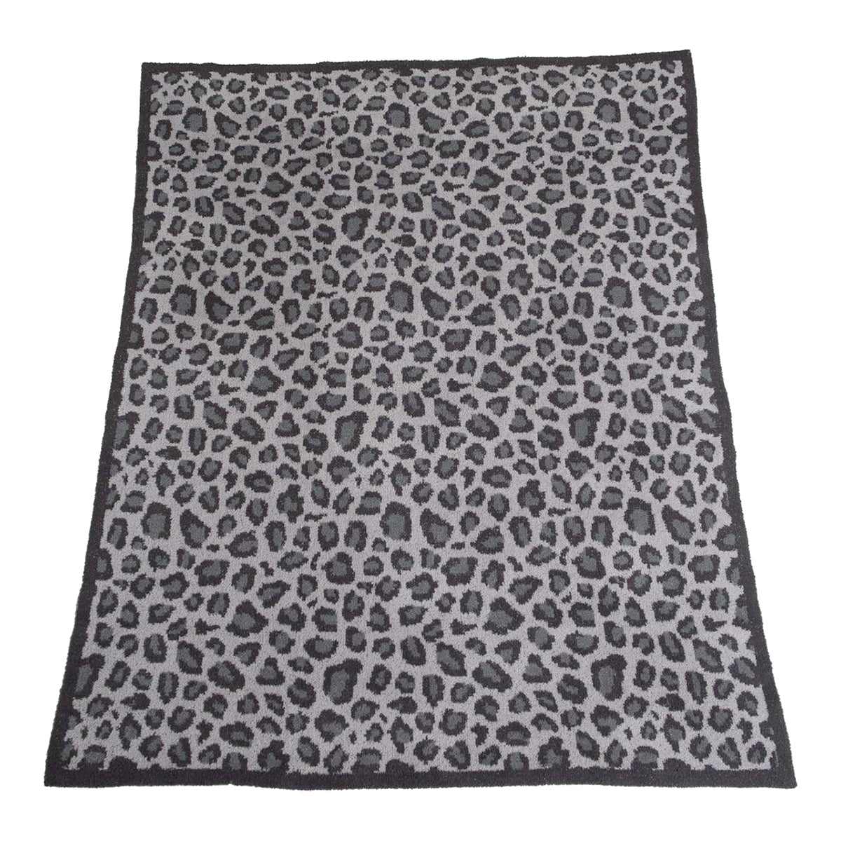 An image of Barefoot Dreams CozyChic Safari Blanket Dove Gray Multi - 45x60in
