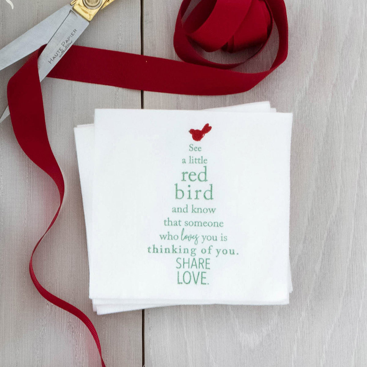 An image of Vietri Holiday Tree Cocktail Napkins