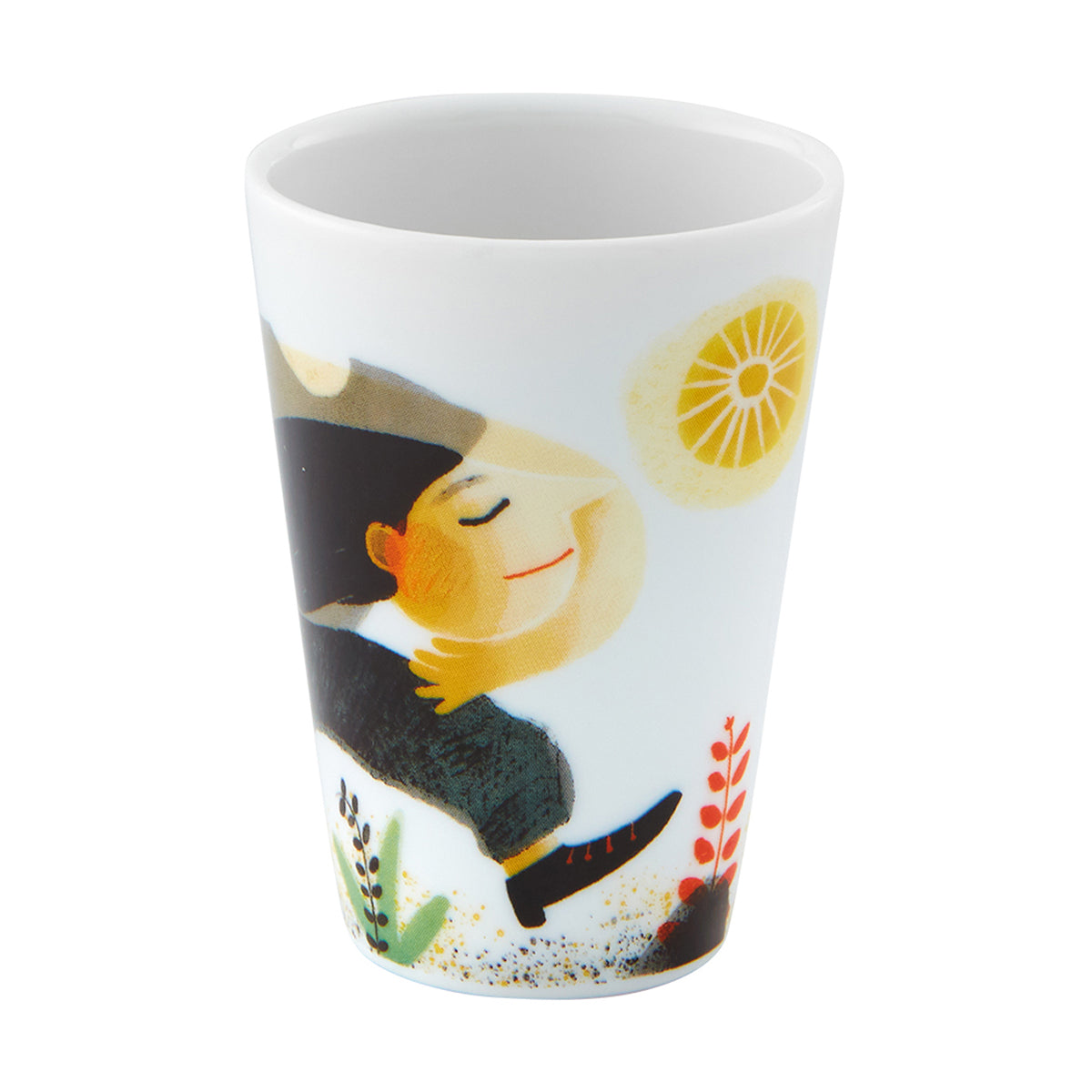 An image of Vista Alegre Escape Goat Espresso Cup & Saucer XXVI