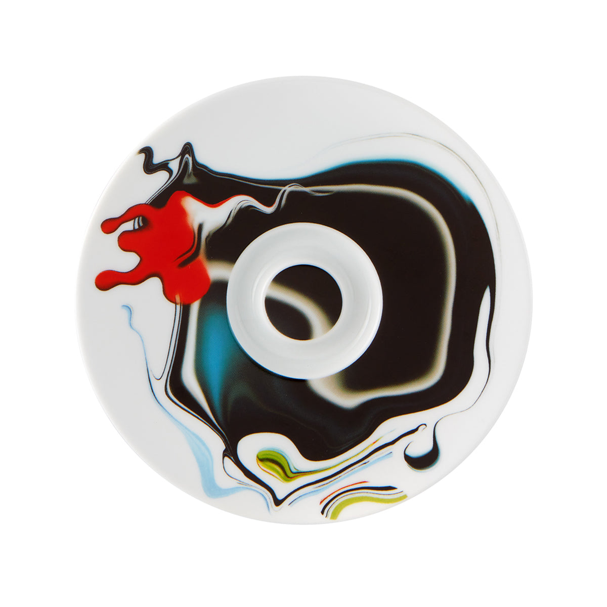 An image of Vista Alegre Escape Goat Espresso Cup & Saucer XXX