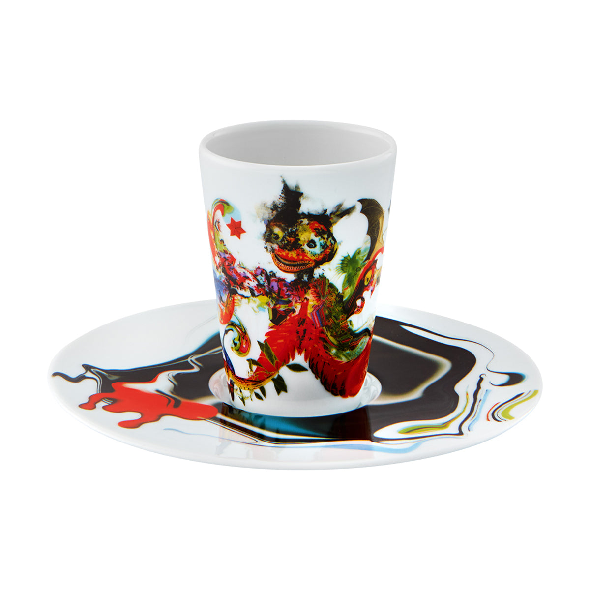 Vista Alegre Escape Goat Espresso Cup & Saucer XXX