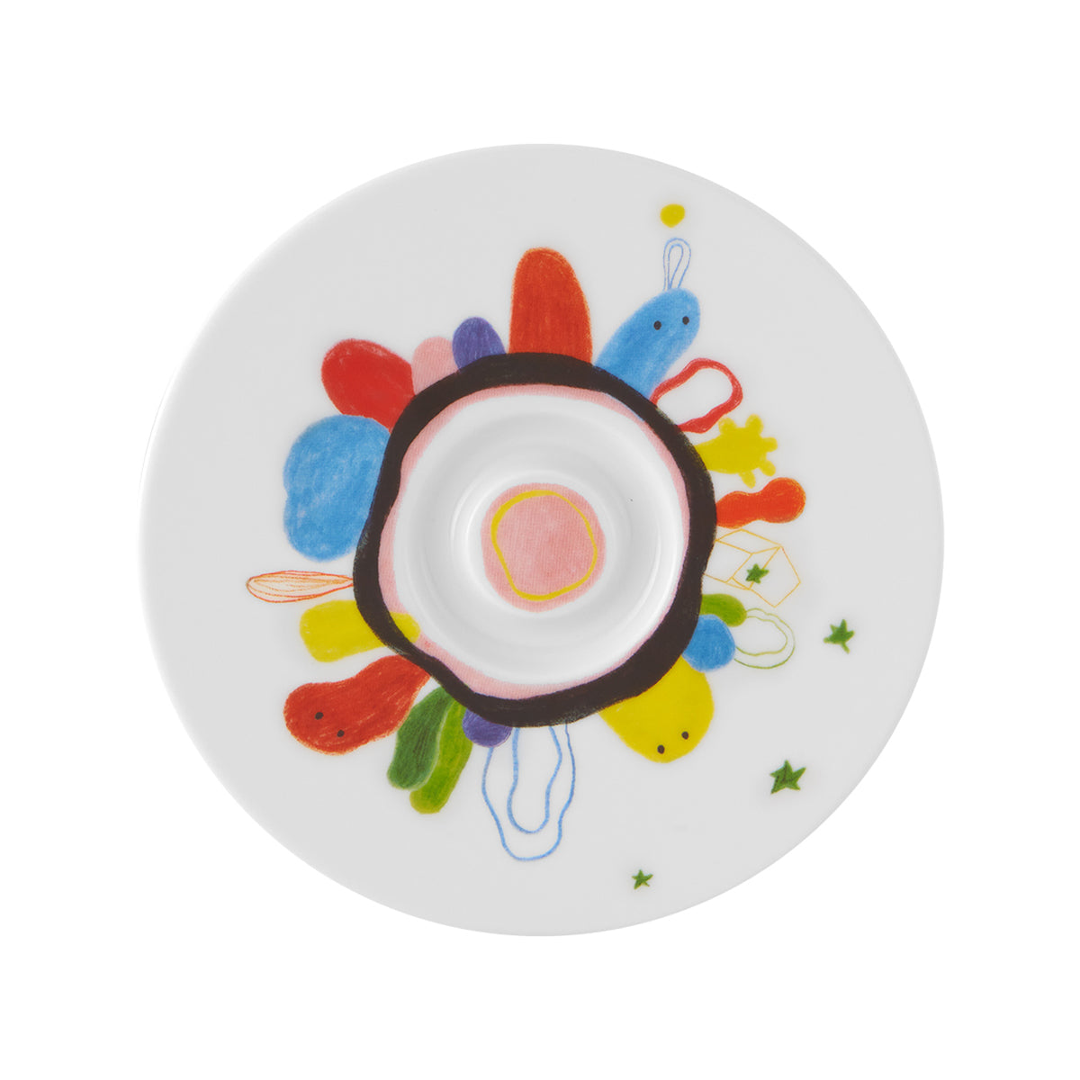 An image of Vista Alegre Escape Goat Espresso Cup & Saucer XLI